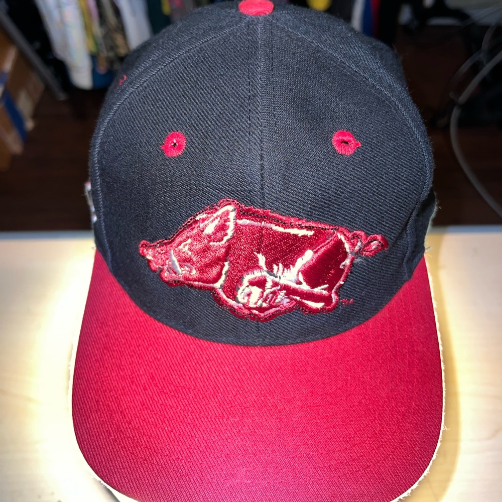 Vintage Arkansas Razorbacks fitted cap